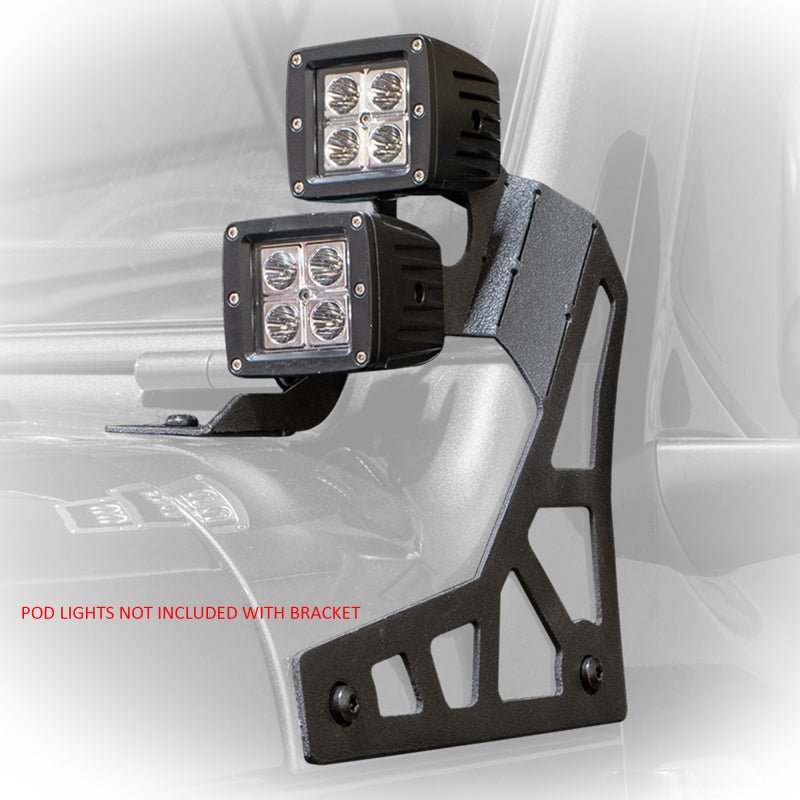 DV8 Offroad 2018+ Jeep Wrangler JL A-Pillar Pod Led Light Mount - Crew Original