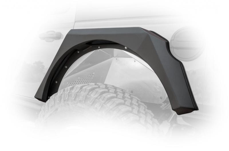 DV8 Offroad 2018+ Jeep Wrangler JL Armor Fenders w/ LED Turn Signal Lights - Crew Original