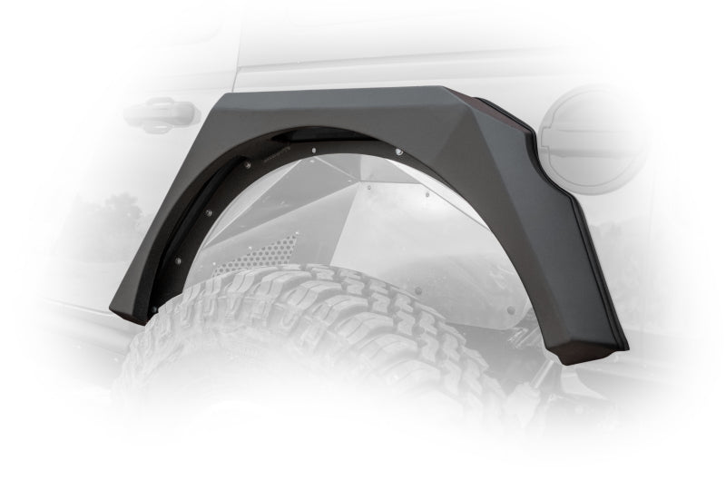 DV8 Offroad 2018+ Jeep Wrangler JL Armor Fenders w/ LED Turn Signal Lights - Crew Original