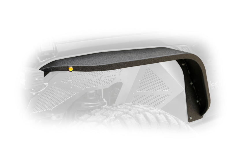 DV8 Offroad 2018+ Wrangler JL Slim Fenders w/ LED Turn Signal Lights (Set of 4) - Crew Original