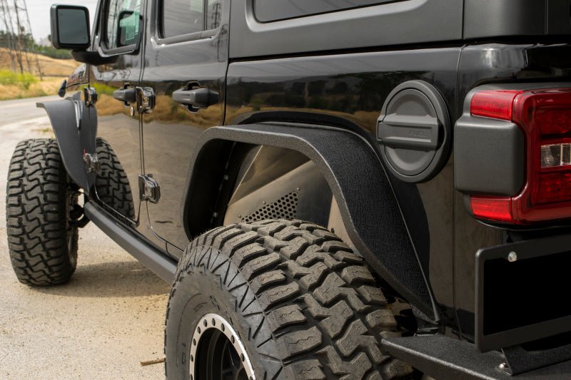 DV8 Offroad 2018+ Wrangler JL Slim Fenders w/ LED Turn Signal Lights (Set of 4) - Crew Original