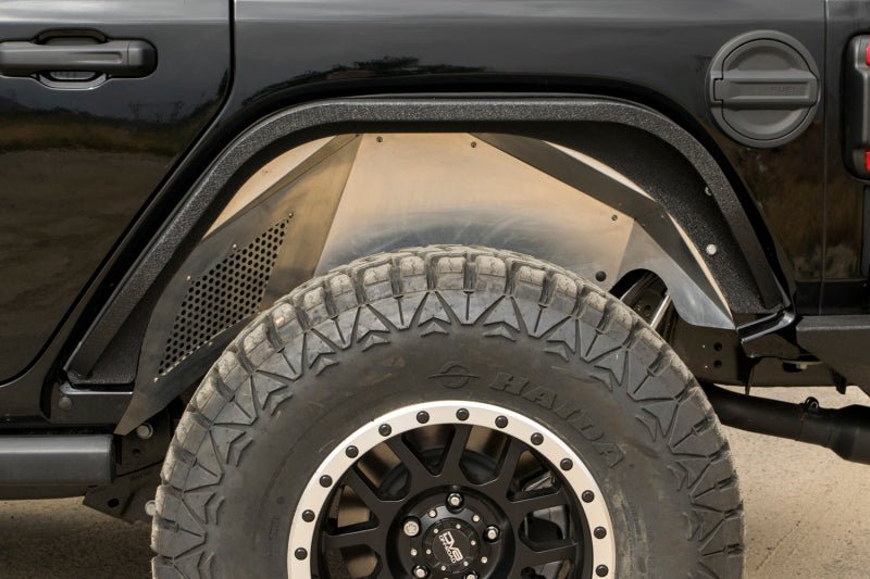 DV8 Offroad 2018+ Wrangler JL Slim Fenders w/ LED Turn Signal Lights (Set of 4) - Crew Original