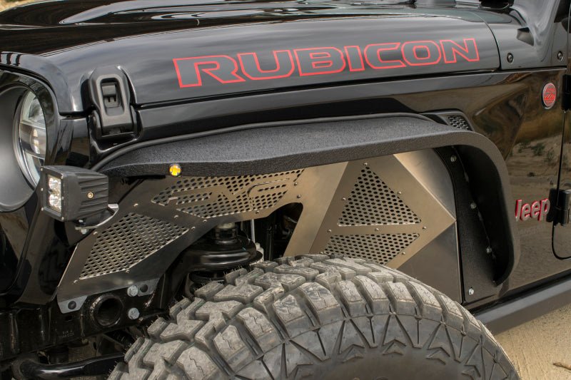 DV8 Offroad 2018+ Wrangler JL Slim Fenders w/ LED Turn Signal Lights (Set of 4) - Crew Original
