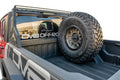DV8 Offroad 2019+ Jeep Gladiator Universal Stand Up In-Bed Tire Carrier - Crew Original