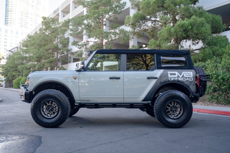 DV8 Offroad 21-22 Ford Bronco FS-15 Series Rock Sliders - Crew Original