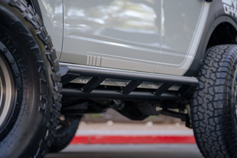 DV8 Offroad 21-22 Ford Bronco FS-15 Series Rock Sliders - Crew Original