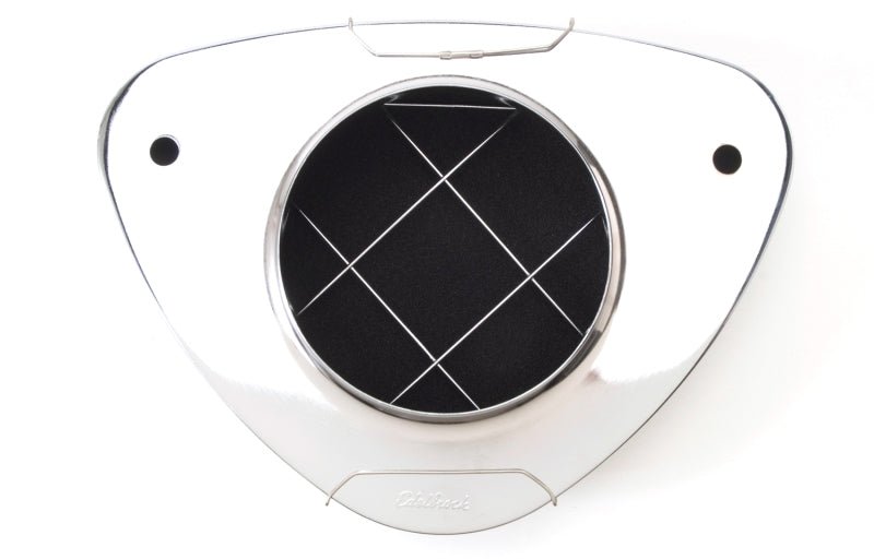 Edelbrock Air Cleaner Pro-Flo 1000 Series Triangular Steel Top 11 375In X 8 375In X 3In Chrome - Crew Original
