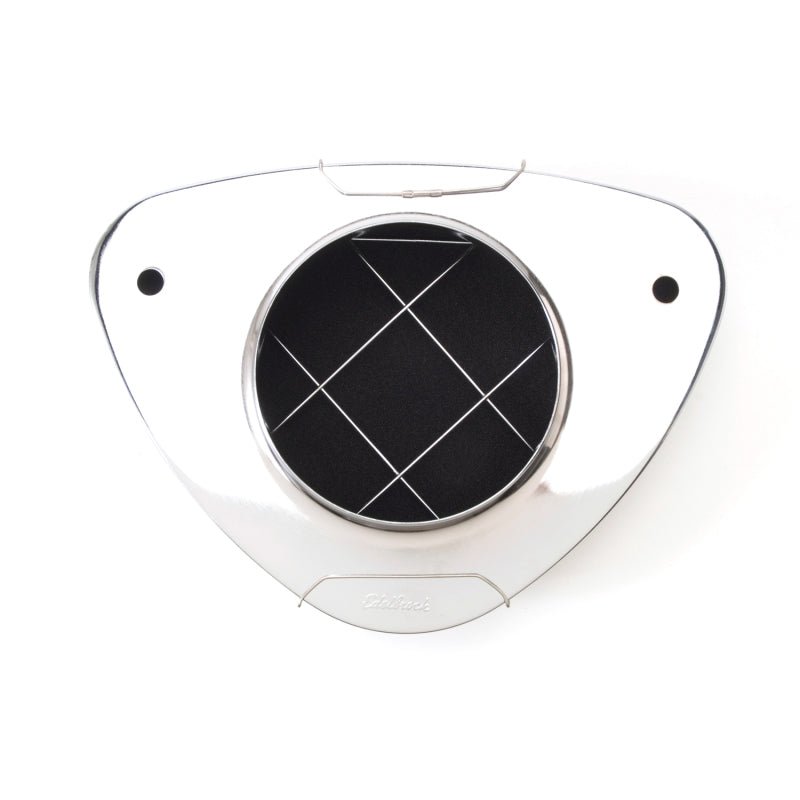 Edelbrock Air Cleaner Pro-Flo 1000 Series Triangular Steel Top 11 375In X 8 375In X 3In Chrome - Crew Original
