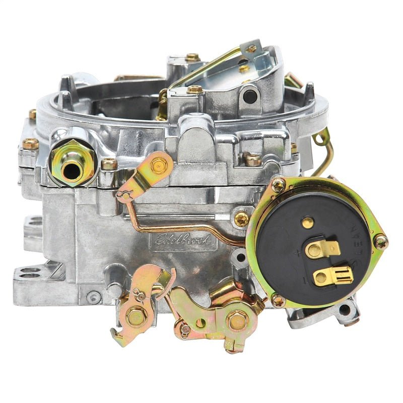 Edelbrock Carburetor Performer Series 4-Barrel 600 CFM Electric Choke Satin Finish - Crew Original