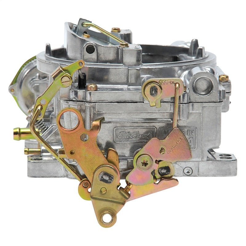 Edelbrock Carburetor Performer Series 4-Barrel 600 CFM Electric Choke Satin Finish - Crew Original