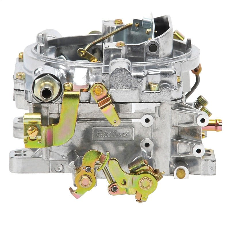 Edelbrock Carburetor Performer Series 4-Barrel 600 CFM Manual Choke Satin Finish - Crew Original