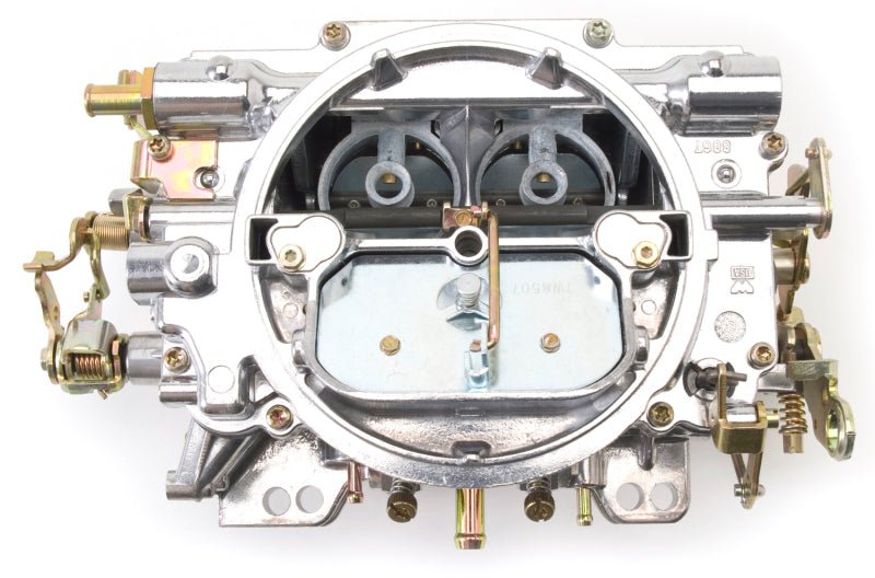 Edelbrock Carburetor Performer Series 4-Barrel 600 CFM Manual Choke Satin Finish - Crew Original