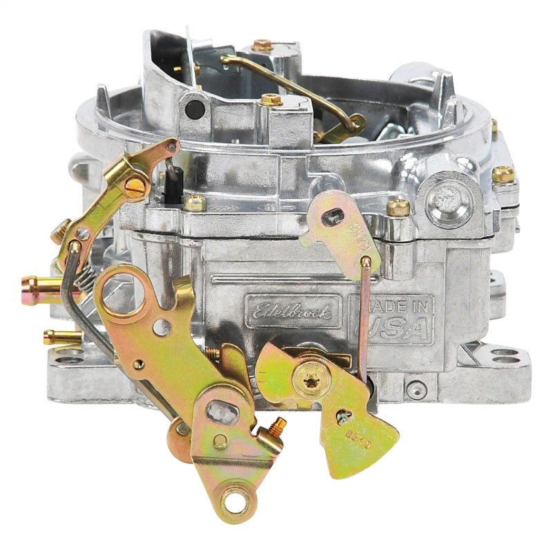 Edelbrock Carburetor Performer Series 4-Barrel 600 CFM Manual Choke Satin Finish - Crew Original