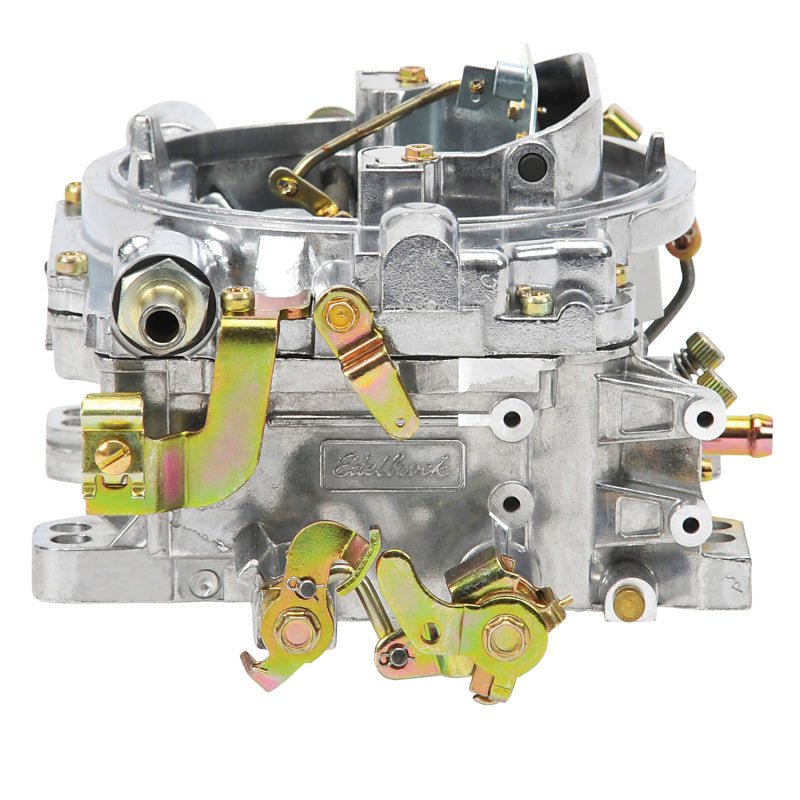 Edelbrock Carburetor Performer Series 4-Barrel 600 CFM Manual Choke Satin Finish - Crew Original