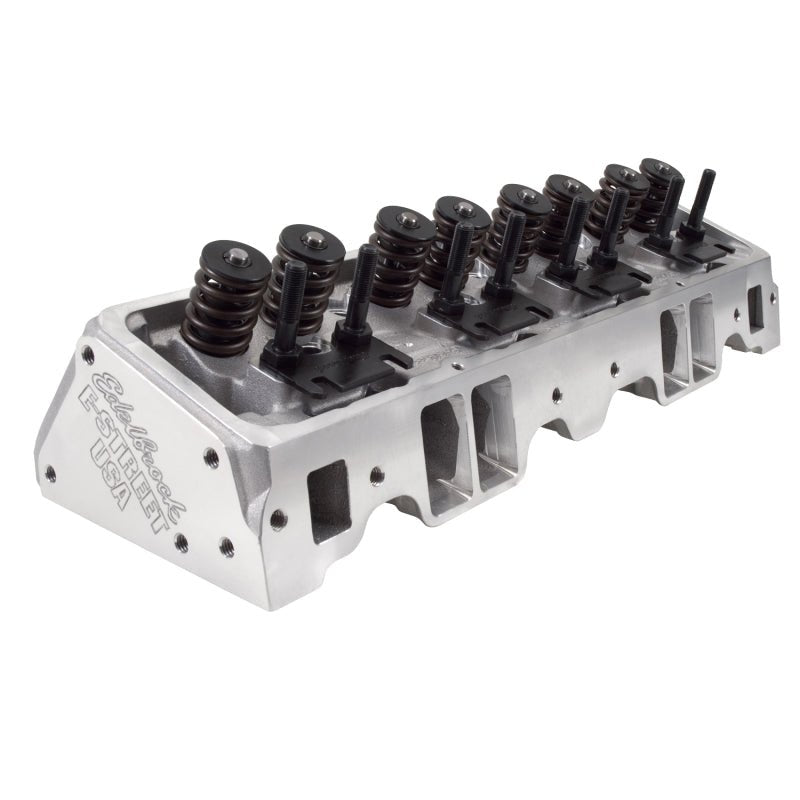 Edelbrock Cylinder Head E-Street SB Chevrolet 64cc (Complete Pair) - Crew Original