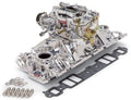 Edelbrock Manifold And Carb Kit Performer Eps Small Block Chevrolet 1957-1986 Natural Finish - Crew Original