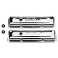 Edelbrock Valve Cover Signature Series Chevrolet 1959-1986 262-400 CI V8 Low Chrome - Crew Original
