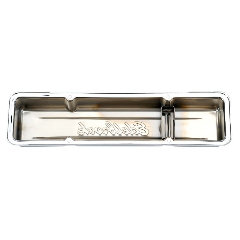 Edelbrock Valve Cover Signature Series Chevrolet 1959-1986 262-400 CI V8 Low Chrome - Crew Original