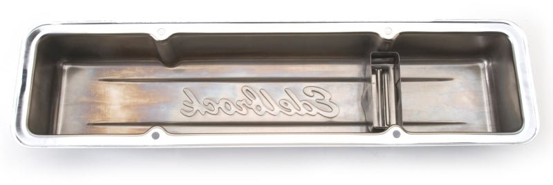 Edelbrock Valve Cover Signature Series Chevrolet 1959-1986 262-400 CI V8 Low Chrome - Crew Original