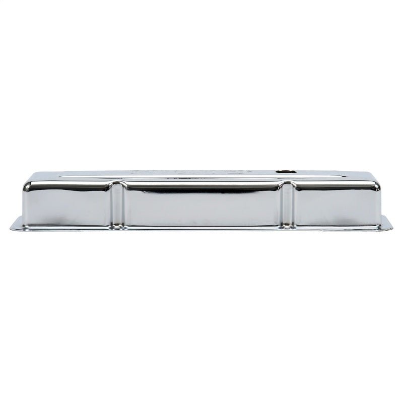 Edelbrock Valve Cover Signature Series Chevrolet 1959-1986 262-400 CI V8 Low Chrome - Crew Original