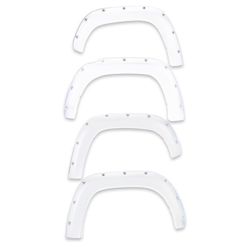 EGR 09+ Dodge Ram LD Bolt-On Look Color Match Fender Flares - Set - Bright White - Crew Original