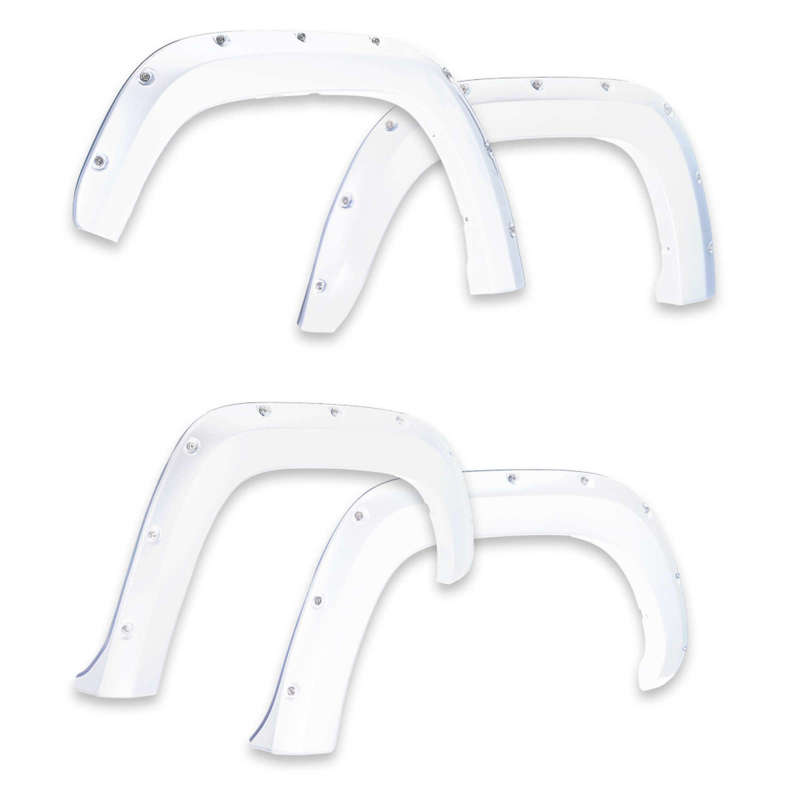 EGR 09+ Dodge Ram LD Bolt-On Look Color Match Fender Flares - Set - Bright White - Crew Original