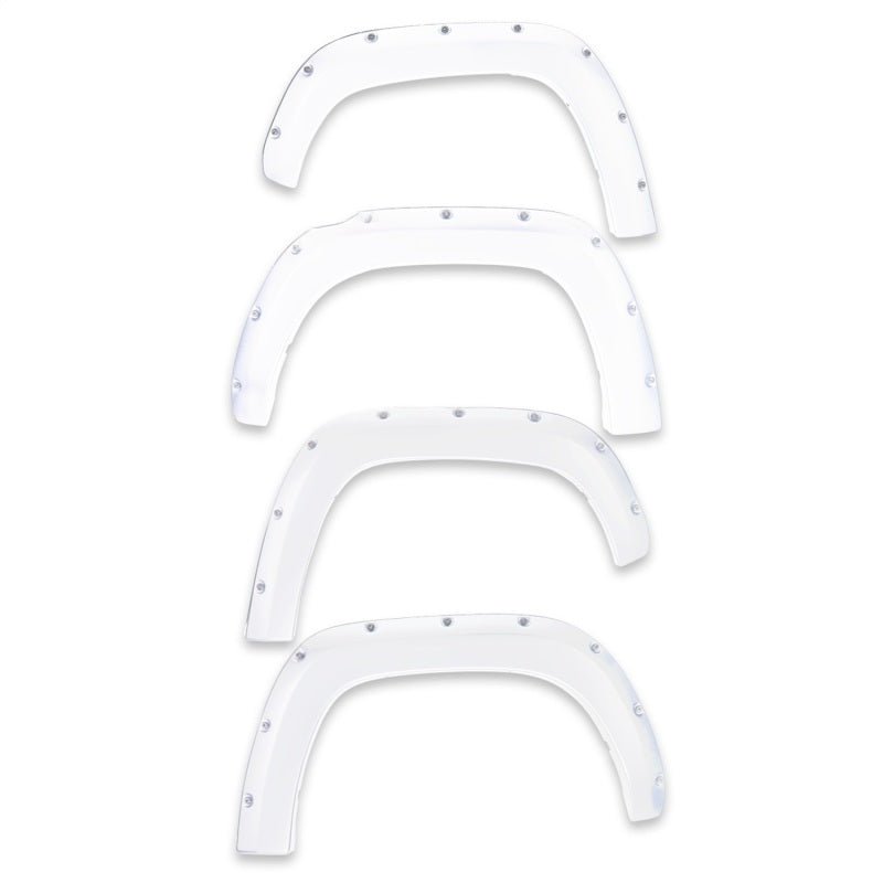 EGR 09+ Dodge Ram LD Bolt-On Look Color Match Fender Flares - Set - Bright White - Crew Original