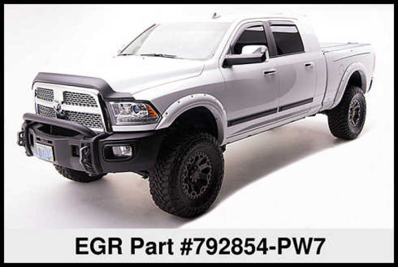 EGR 10+ Dodge Ram HD Bolt-On Look Color Match Fender Flares - Set - Bright White - Crew Original