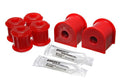 Energy Suspension 00-04 Dodge Dakota 4WD / 00-03 Durango 4WD Red 15mm Rear Sway Bar Bushing Set - Crew Original