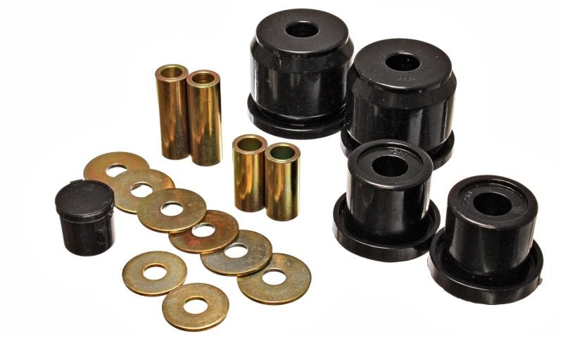 Energy Suspension 00-09 Honda S2000 Black Rear Differential Carrier Bushing Set - Crew Original