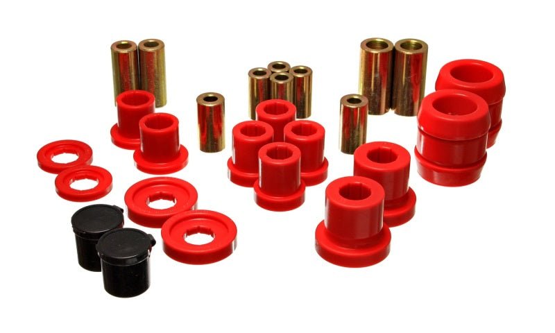 Energy Suspension 00-09 Honda S2000 Red Front End Control Arm Bushing Set - Crew Original