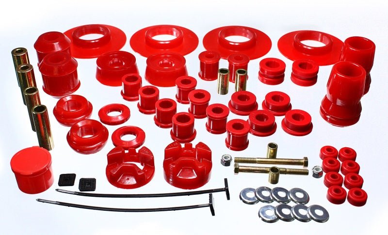 Energy Suspension 01-05 Chrysler PT Cruiser FWD Red Hyper-flex Master Bushing Set - Crew Original