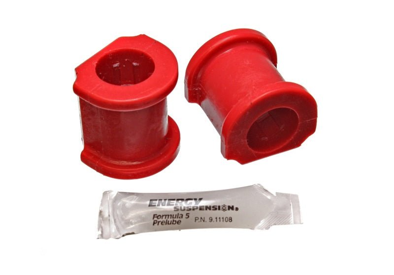 Energy Suspension 01-05 Honda Civic/CRX / 02-05 Civic Si Red 1 inch Front Sway Bar Bushings - Crew Original