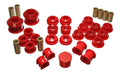Energy Suspension 02-04 Acura RSX (includes Type S) Red Hyper-Flex Master Bushing Set - Crew Original