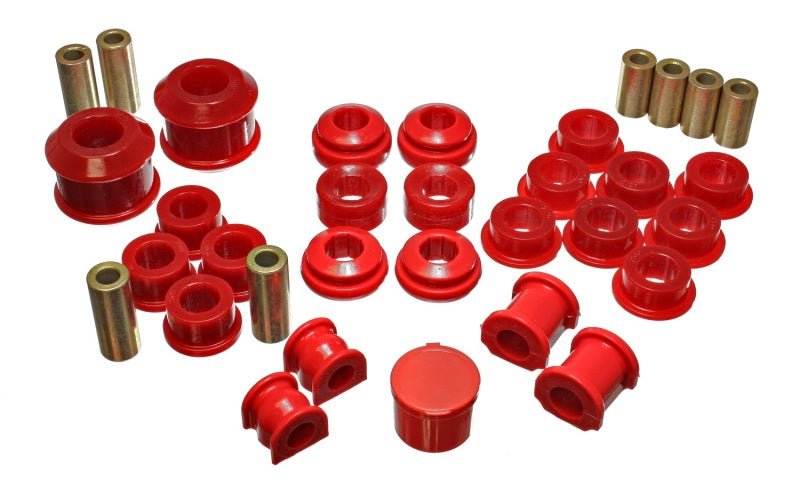 Energy Suspension 02-04 Acura RSX (includes Type S) Red Hyper-Flex Master Bushing Set - Crew Original