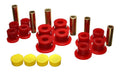 Energy Suspension 02-05 Dodge Ram 1500 2WD Red Rear Leaf Spring Bushing Set - Crew Original