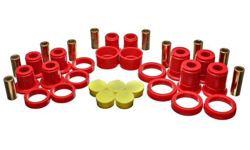 Energy Suspension 02-07 GM SUV Red Rear End Control Arm Bushing Set - Crew Original