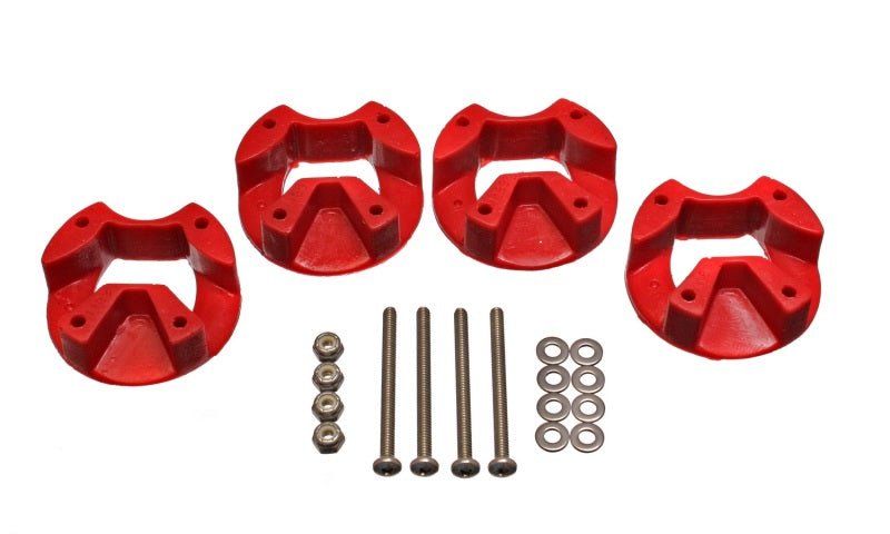 Energy Suspension 03-05 Dodge SRT4 Red Motor Mount Inserts - Crew Original