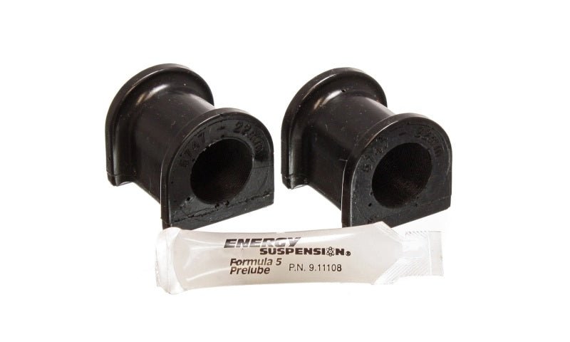 Energy Suspension 03-05 Mitsubishi Lancer EVO 8 Black 22mm Rear Sway Bar Bushings - Crew Original