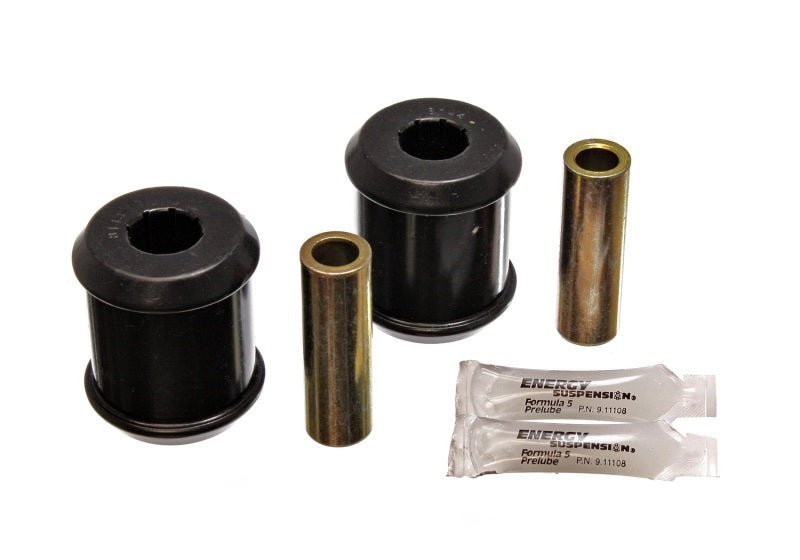 Energy Suspension 03-05 Mitsubishi Lancer EVO 8 Black Rear Trailing Arm Bushing Set - Crew Original