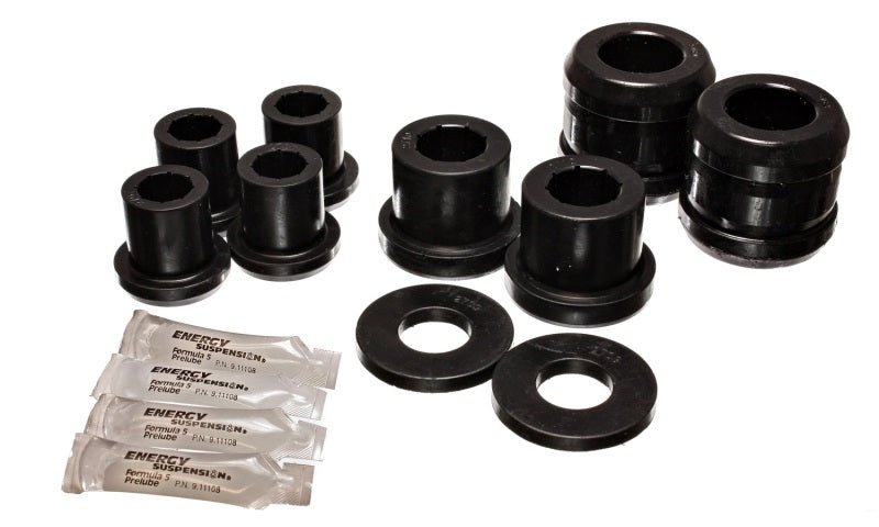 Energy Suspension 04-07 Mazda RX8 Black Front Control Arm Bushing Set - Crew Original