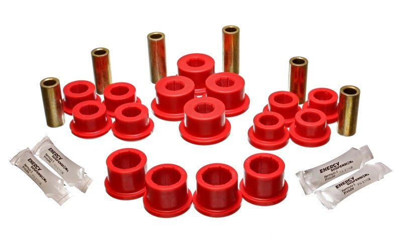 Energy Suspension 04-07 Mazda RX8 Red Rear Lateral/Trailing Arm Bushings - Crew Original