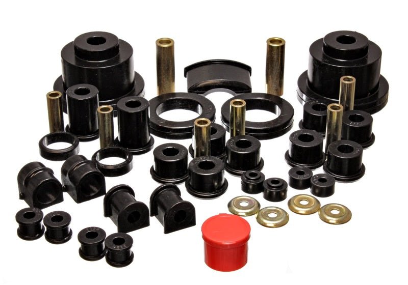 Energy Suspension 04 Pontiac GTO Black Hyper-flex Master Bushing Set - Crew Original