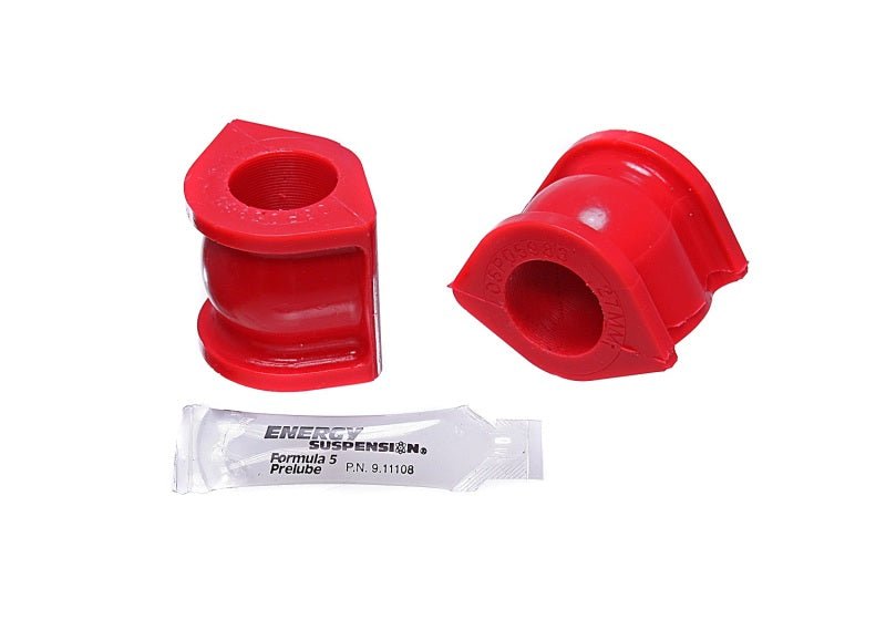 Energy Suspension 06-11 Honda Civic SI 27mm Front Sway Bar Bushing Set - Red - Crew Original