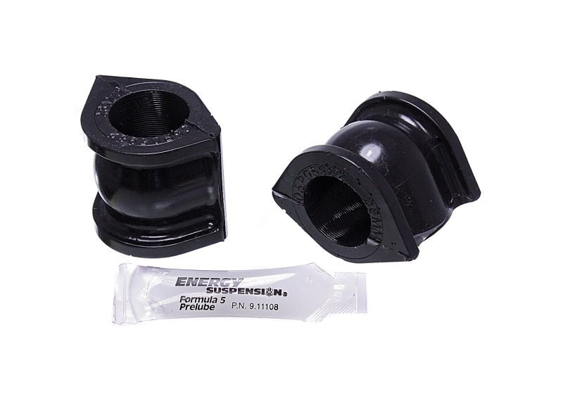 Energy Suspension 06-11 Honda Civic SI 28mm Front Sway Bar Bushing Set - Black - Crew Original