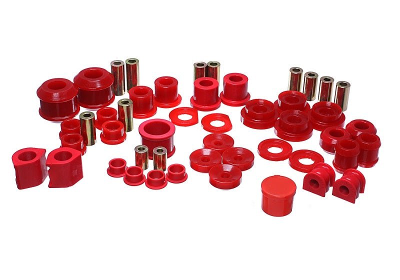 Energy Suspension 06-11 Honda Civic Si Red Master Bushing Set - Crew Original