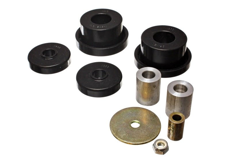 Energy Suspension 08-10 Chrysler Challenger/07-10 Charger RWD Black Rear Diff Mount Bushing Set - Crew Original
