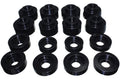 Energy Suspension 08-16 Ford F-250/F-350/F-450/F-550 Super Duty Crew Cab Black Body Mount Set - Crew Original