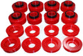 Energy Suspension 08-16 Ford F-250/F-350/F-450/F-550 Super Duty Crew Cab Red Body Mount Set - Crew Original