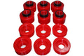 Energy Suspension 08-16 Ford F-250/F-350/F-450/F-550 Super Duty STD/Super Cab Red Body Mount Set - Crew Original